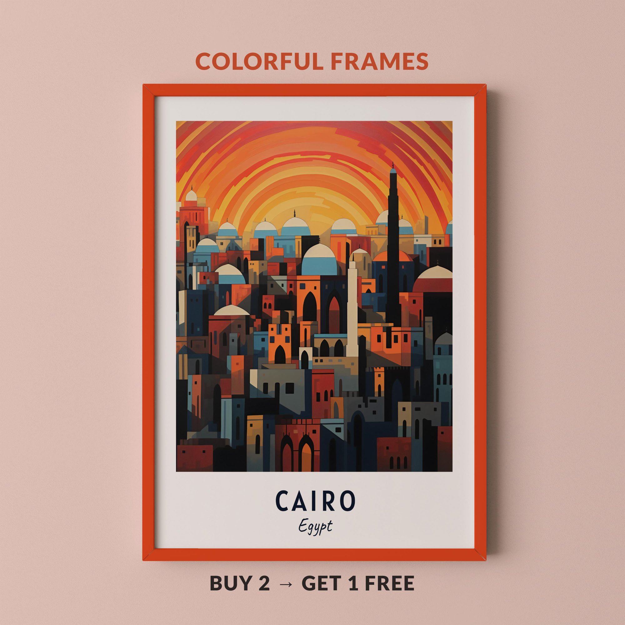Cairo Travel Egypt City Cityscape Poster , Poster Print Only