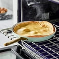 thumbnail image 4 of GreenPan Reserve Ceramic Nonstick 10" and 12" Frypan Set | Julep with Gold-Tone Handles, 4 of 7