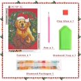 thumbnail image 3 of Kit digital de pintura de perro de Navidad con arte de diamante para decoración de pared del hogar, 12.0 x 16.0 in, 3 of 5