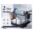 thumbnail image 3 of Dish Drying Rack -Multifunctional Dish Rack, Rustproof Kitchen Dish Drying Rack with Drainboard & Ut, 3 of 5