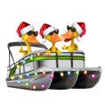 thumbnail image 2 of Puntoco Iron Art Funny Pontoon Ship Ornamento Regalo de Navidad para los amantes de los pontones Puntoco Puntoco-1436, 2 of 5