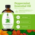 thumbnail image 2 of Aceite esencial SVA de menta 100% natural, 120 ml con gotero, 2 of 8