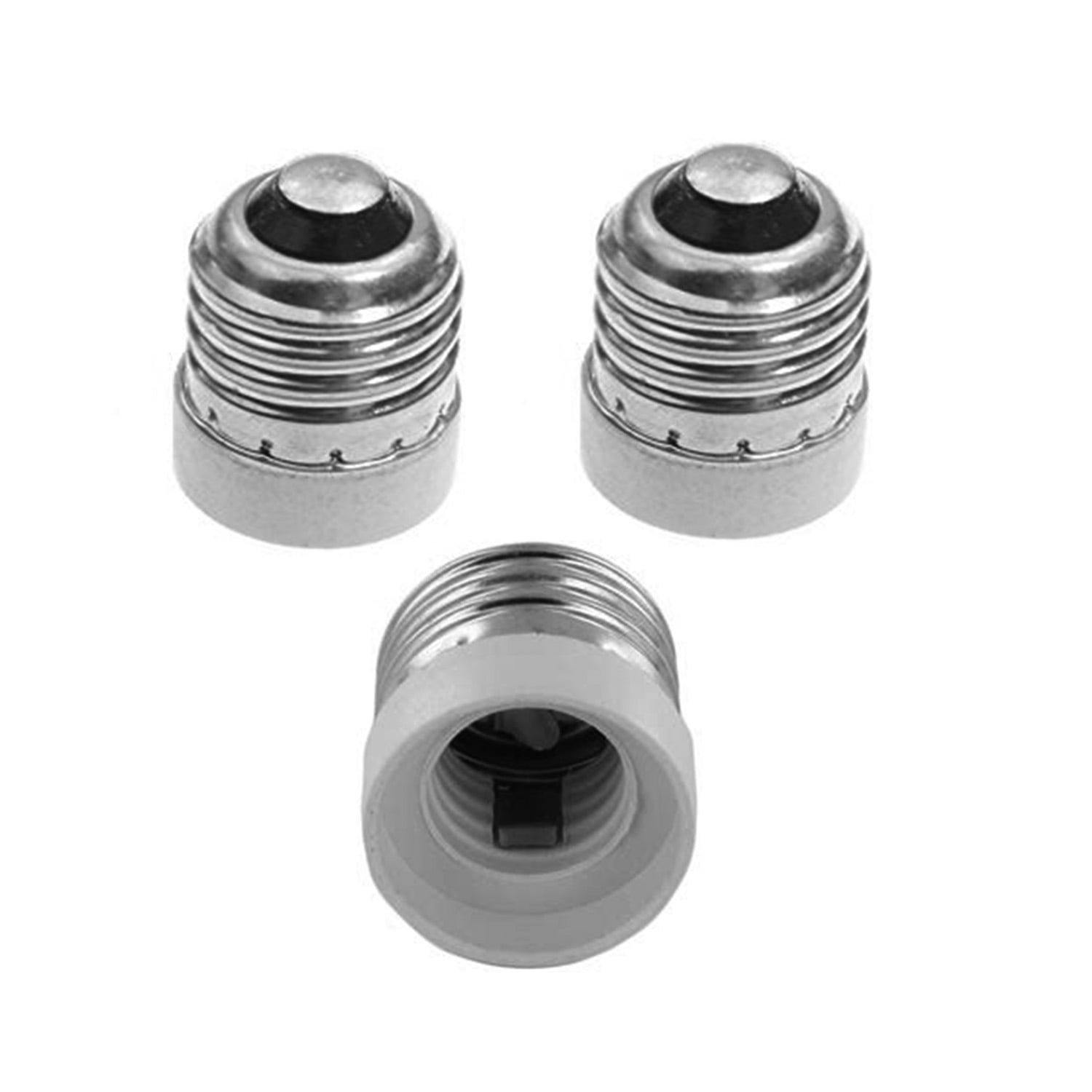 TWDRTDD 3Pcs E26 E27 to E17 Socket Adapter,Medium Screw to Intermediate