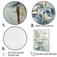 thumbnail image 4 of Designart "Golden Minimalism With Blue Bamboo" Bamboo Picture Framed Wall Art Prints, 4 of 5