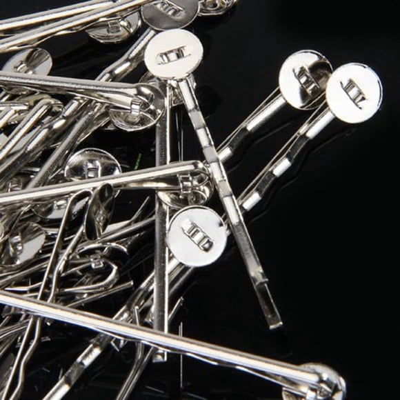Phenofice 50Pcs Bobby Pin with Pad for Women Styling and Hair Accessories