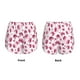 thumbnail image 3 of Balery Lilies Flowers Pantalones cortos deportivos para mujer con forro y dos bolsillos, elásticos, para entrenamiento, gimnasio, yoga-Small, 3 of 7