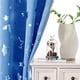 thumbnail image 3 of Nvzi Cortinas perforadas de estilo sencillo, cortinas de sombreado adecuadas para dormitorio, sala de estar, cocina (2 paneles, 63" de largo x 52" de ancho, azul A99), 3 of 5