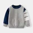 thumbnail image 2 of JIAYUE Boys Shirts Lightweight Knit Sweater Soft Crewneck Pullover Color Sleeve Casual For Toddlers And Kids Comfortable Everyday Wear Versatile Children Tops, 2 of 8