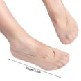 thumbnail image 3 of 10 Pairs Ultra Thin Transparent No Show Boat Socks for Women Low Cut Non Slip Invisible Sheer Socks for Summer High Heels Daily Wear Black One Size, 3 of 3