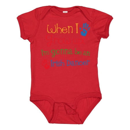

Inktastic Irish Dancer Future Gift Baby Boy or Baby Girl Bodysuit