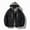 Black, variant on FDGIU Men's Puffer Jacket - Stand Collar Winter Thickened Quilted Parka, Warm Lightweight Cold Weather Coat, Multiple Colors