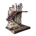 thumbnail image 1 of Maqueta ruinas edificios a escala 1:12, ideal para maquetas dioramas, decoración, coleccionistas, aficionados, regalos y accesorios., 1 of 9