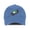 Blue, variant on Frog on Skateboard Washed Denim Baseball Cap – Adjustable Cotton Dad Hat, Vintage Faded Casual Skate Cap for Men & Women, Soft Curved Brim