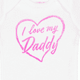 thumbnail image 4 of Inktastic I Love My Daddy in Pink Chalk Heart Boys or Girls Baby Bodysuit, 4 of 5