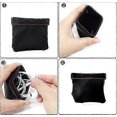 thumbnail image 5 of 4PCS PU Leather Earphone Pouch Headphone Storage Bag with Snap Spring Closure for Carrying, 5 of 5