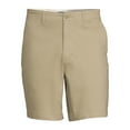 Men's and Big Men's Flat Front Shorts, 9” Inseam, Sizes 2854