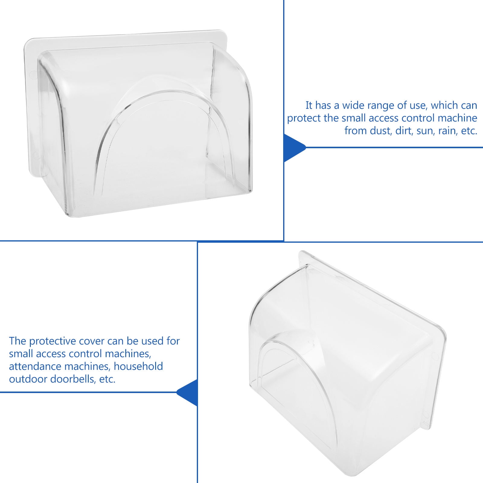 KHBUAB Access Control Machine Protectors Dustproof Waterproof 1Pack