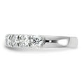 thumbnail image 4 of FJC Finejewelers 14 kt White Gold 1.25 ct. 9 Stone G H I True Light Moissanite Band 3 mm, 4 of 8