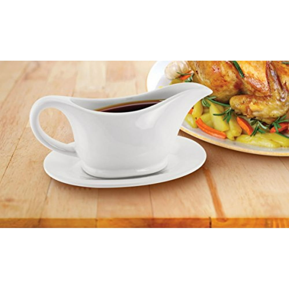 KOVOT Ceramic Dish (Gravy Boat And Tray)