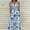 *D-Light Blue, variant on U Women's Boho Floral Print Sleeveless V Neck Maxi Dress,Casual Loose Fit Flowy Beach Vacation Sundress with Pockets N-Army Green,Women's Plus XXXXL