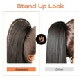 thumbnail image 3 of Versatile Drawstring Ponytail Extension, 26" Long Wavy Multi Layered Clip in Ponytail Hair Extensions Stand Up High Fake Pony Tail Soft Natural Synthetic Hairpiece, 3 of 10
