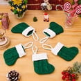 thumbnail image 4 of YAOMOBB Christmas Decoration Handmade Knitted Christmas Tree Gift Stocking Mini Short Design for Holiday Decor, 4 of 5