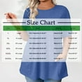 thumbnail image 4 of Posijego Plus Size Tops for Women Short Sleeve Casual Tee Gradient Graphic T Shirts Loose Tunic Tops with Pockets, 4 of 4
