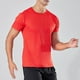 thumbnail image 1 of pstuiky camisetas camisas para hombre, Blusa deportiva informal de color liso con cuello redondo y manga corta elástica para hombre camisas casuales para hombre m, 1 of 7