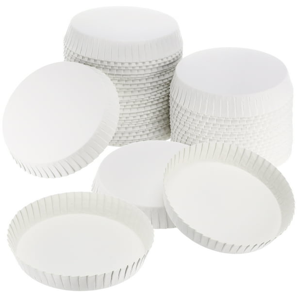 100 Uds. Cubiertas para vasos de bebidas, cubiertas para vasos para exteriores, cubierta para taza de café de papel, tapas para vasos desechables, cubierta para vasos de papel, vasos desechables