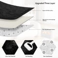 thumbnail image 3 of CozyDesg 9ft x 12ft Area Rugs, Soft Fluffy Area Rugs Floor Mat Floor Rugs for Living Room Bedroom Modern Decor Carpet,Black 2, 3 of 7