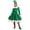 Green, variant on Moggemol Womens Christmas Elf Suit Long Sleeve Flannel Dress with 4Pcs Accessories Santa Helper Outfit Green XL