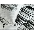 thumbnail image 4 of Ambesonne Leaf Quilted Bedspread Set 3 Pcs, Ornamental Lotus Sketch, Queen Size, Seal Brown White, 4 of 5