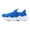 Blue, variant on Djtdsds Kids Solid Color Knit Slip-On Sneakers Breathable Lightweight Casual Running Shoes Size:5.5-6 Years