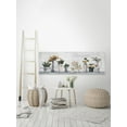thumbnail image 3 of Marmont Hill White Potted Flowers Canvas Wall Art, 10" x 30", 3 of 7