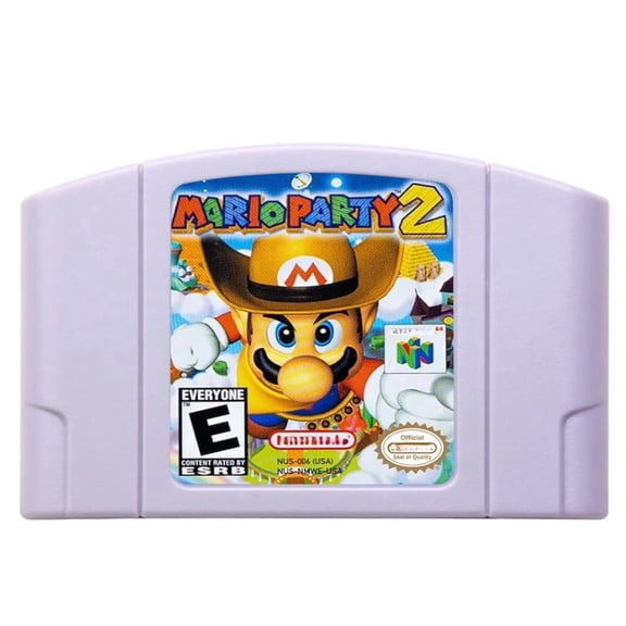 N64 Game Mario Party 2 Games Cartridge Card for N64 Console US NTSC Version