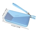 thumbnail image 3 of LONGshukeji Wristlet Wallet for Women Large Capacity Double Zipper Around Purse Credit Card Money Holder Birthday Gift Mom Wife Girlfriend, 3 of 7