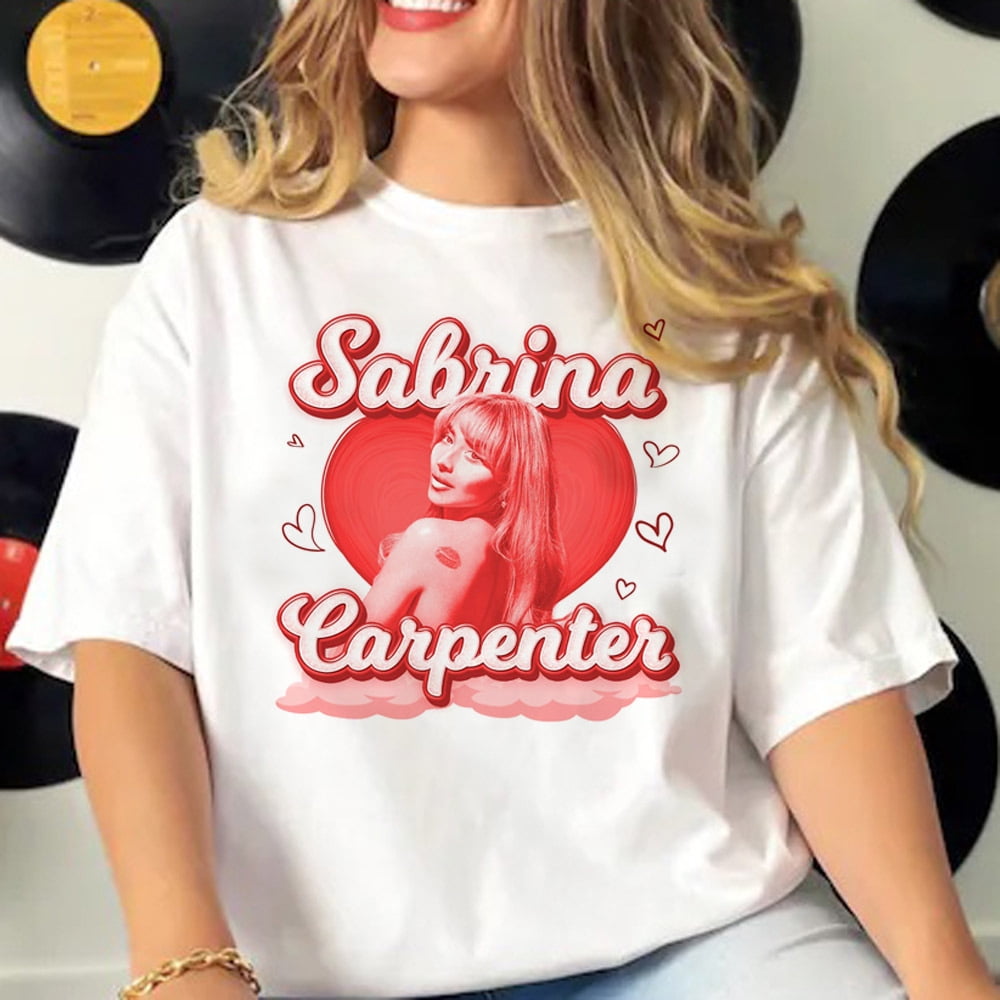 Sabrina Carpenter t shirt women crew neck Y2K top female funny