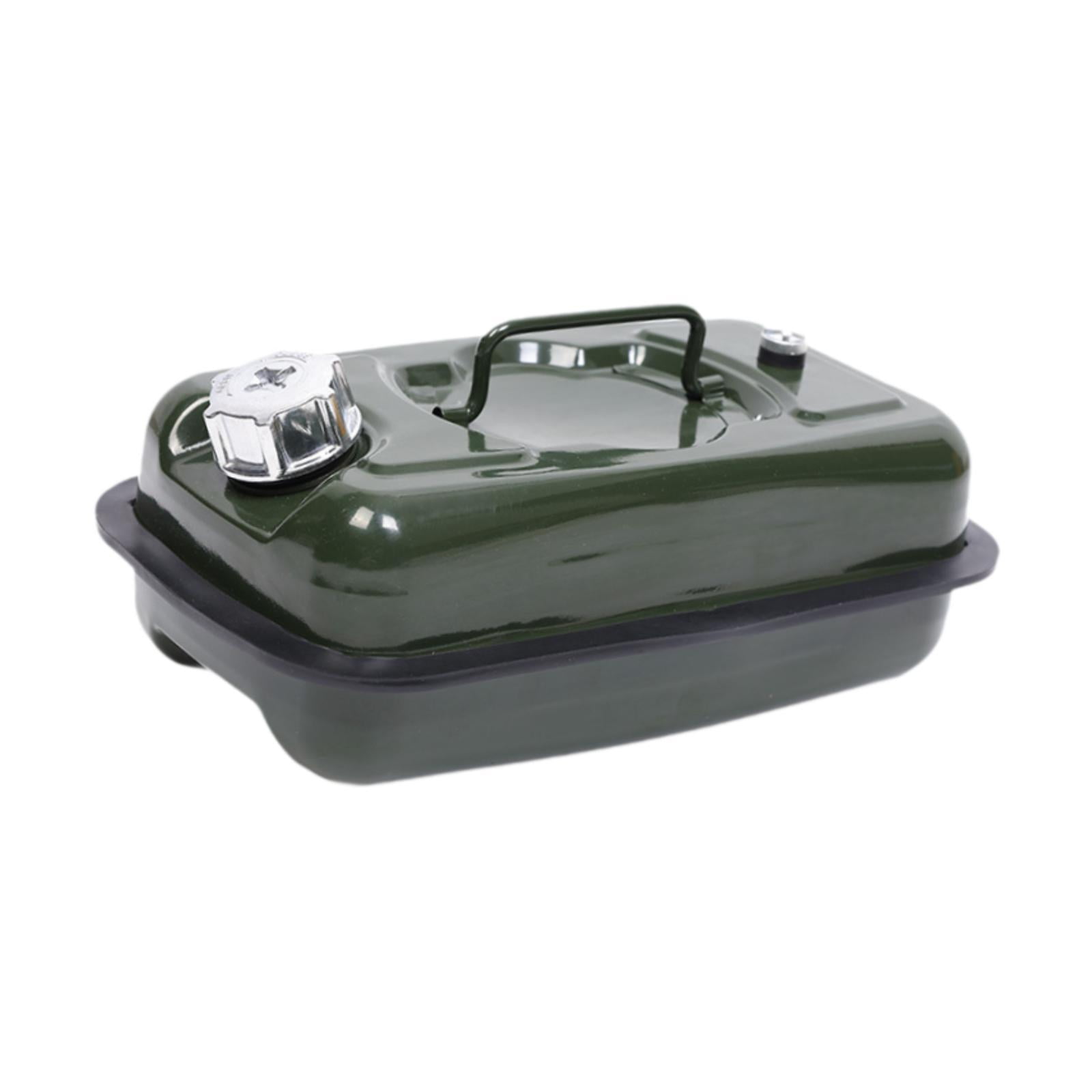 Wzmzjy Motorcycle Seat Fuel Can Tank Multipurpose Liquid Storage Canister for Emergency 5L Aluminum Lid