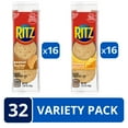 thumbnail image 4 of RITZ Peanut Butter and Cheese Sandwich Crackers Variety Pack, Lunch Snacks, 32 Snack Packs, 4 of 12