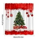 thumbnail image 3 of Waterproof Polyester Shower Curtain with Christmas Ball Candy Cane Branch Design, Holiday Bathroom Decor for Hotels and Home Use, Extra Long Fabric Liner with Reinforced Hanging Holes, 3 of 6