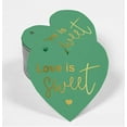 thumbnail image 2 of Inkdotpot Étiquette de Mariage en Papier Véritablement Dorée "Love Is Sweet" 100 Pcs, 2 of 6