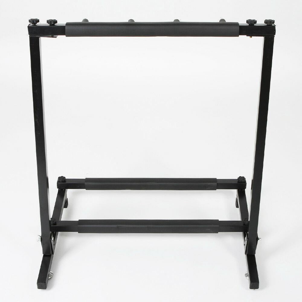 Multi Guitar Stand Rack with Folding Design, Holds up to 4 Electric or Acoustic Guitars