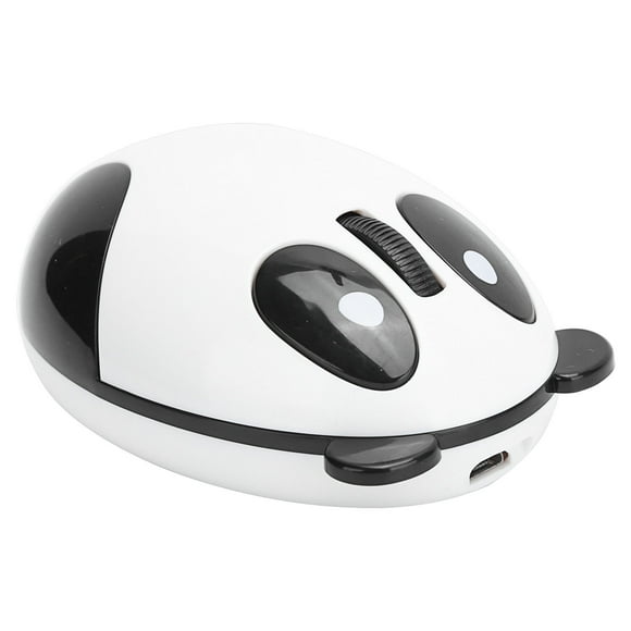Mouse 2.4GHz 1200DPI Optical Mouse Mouse with USB Cable Cute Panda Shaped Plug and Play Mouse for PC, Mac, Laptop