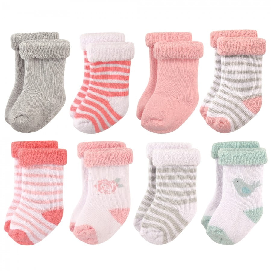 Hudson Baby - Hudson Baby Infant Girl Cotton Rich Newborn and Terry ...