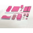 thumbnail image 3 of Enday 1 Inch 3 Ring Binder Presentation Book Office Supplies, Pink 2 Pack, 3 of 7