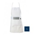 thumbnail image 1 of Tablier à Rabat Chef Revival 601BAO-3-NV, 3 Compartiments, Poly/coton, 28 x 30 Pouces, Bleu Marine, 1 of 1
