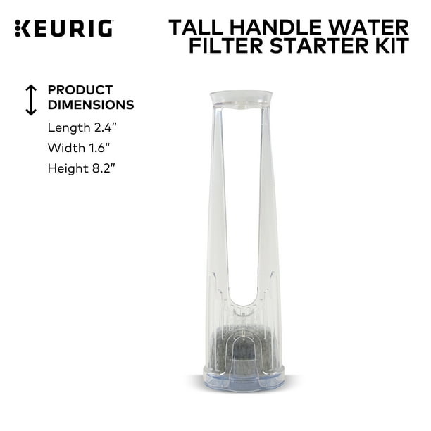 spiralformet ventilation Derved Keurig Tall Handle Filter and 2 Water Filter Cartridges - Walmart.com