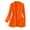 Orange, variant on CLEARANCE ITEMS FOR WOMEN Toonshare Womens Winter Coat Trendy Charming Women's Solid Color Elegant Pocket Long Sleeve Collar Blazer Red S