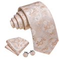 thumbnail image 2 of Corbata Barry.Wang de Seda Tejida con Diseño Floral 150 cm Set, 2 of 4