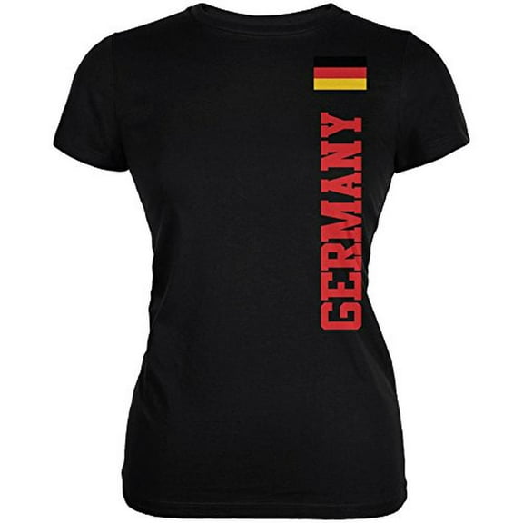 World Cup Germany Black Juniors Soft T-Shirt - Small